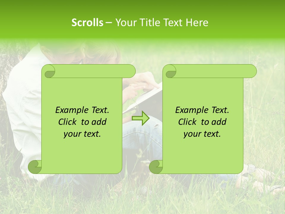Life Portrait Single PowerPoint Template