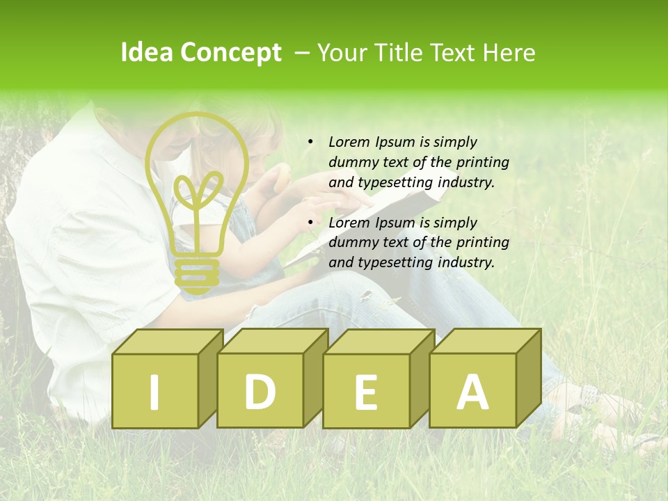 Life Portrait Single PowerPoint Template