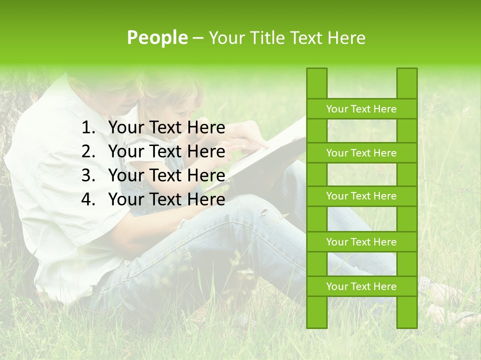 Life Portrait Single PowerPoint Template