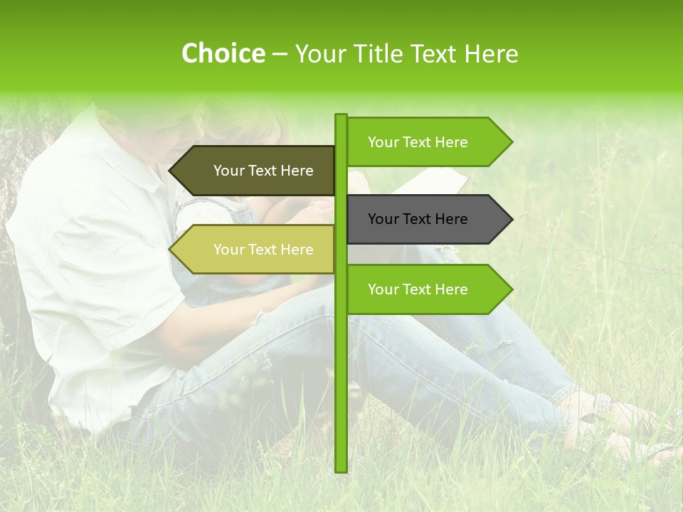 Life Portrait Single PowerPoint Template