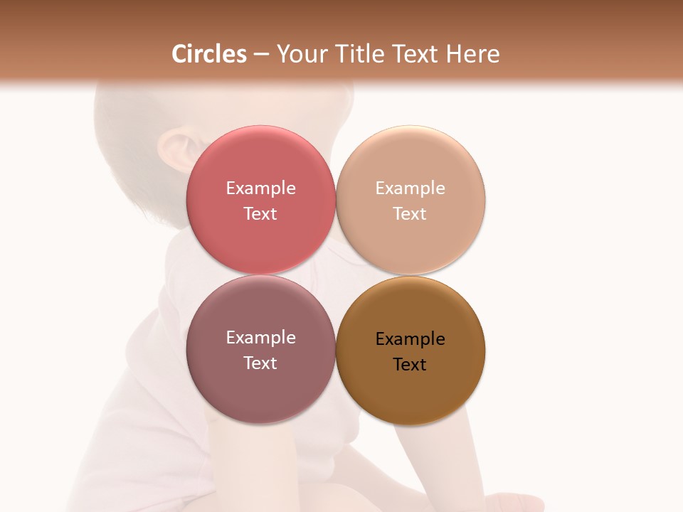 Caucasian Portrait Senior PowerPoint Template