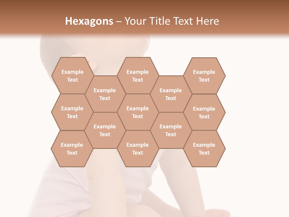 Caucasian Portrait Senior PowerPoint Template