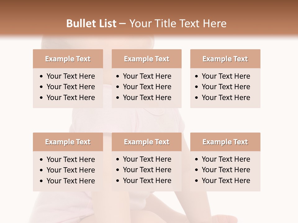 Caucasian Portrait Senior PowerPoint Template