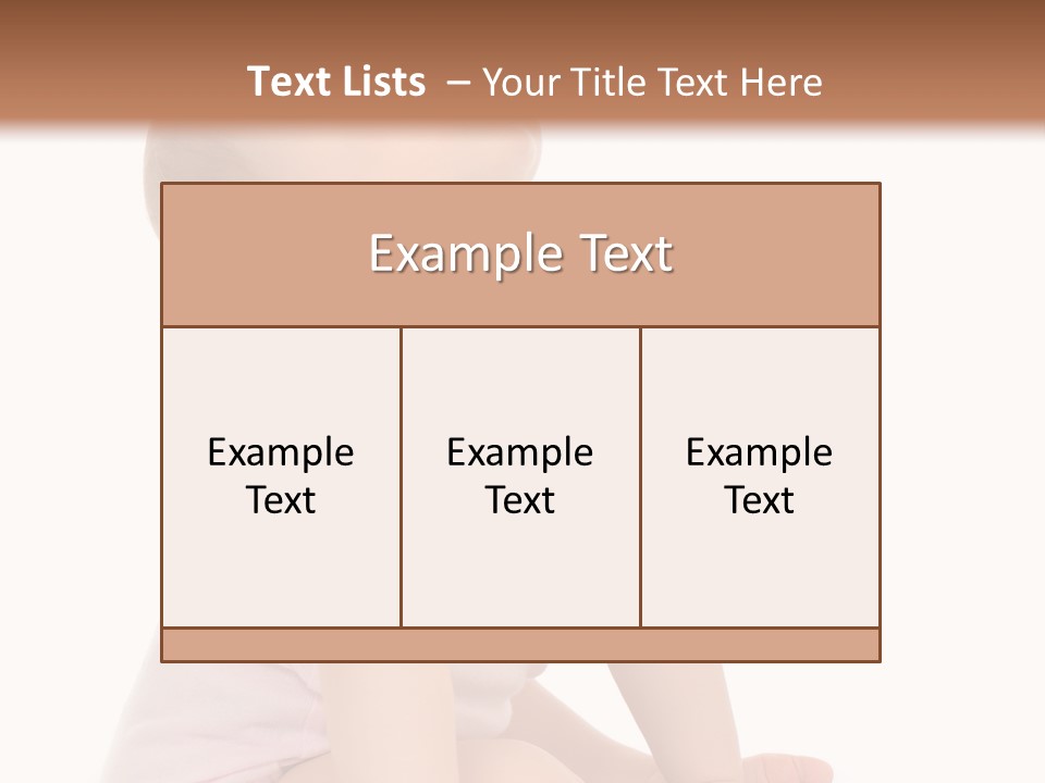 Caucasian Portrait Senior PowerPoint Template