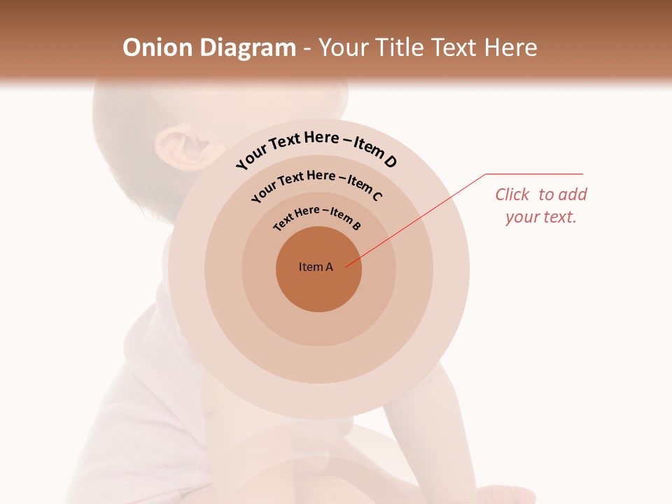 Caucasian Portrait Senior PowerPoint Template