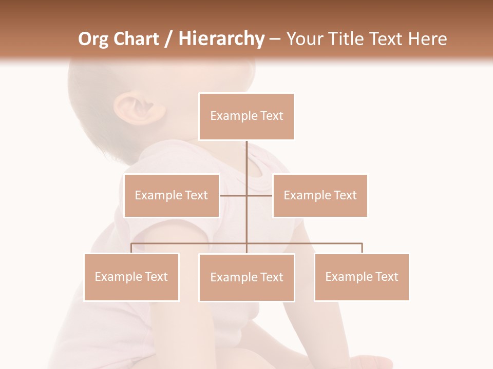Caucasian Portrait Senior PowerPoint Template