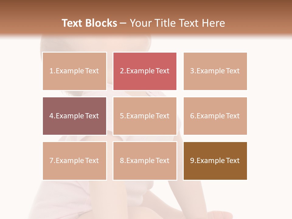 Caucasian Portrait Senior PowerPoint Template