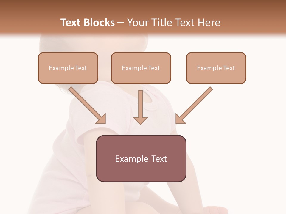 Caucasian Portrait Senior PowerPoint Template