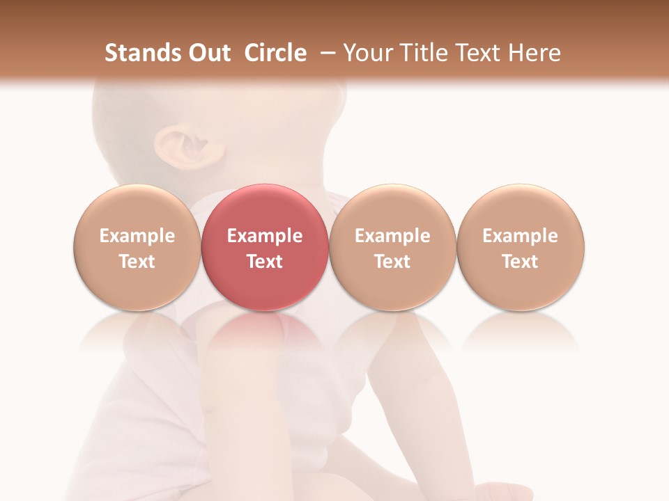 Caucasian Portrait Senior PowerPoint Template