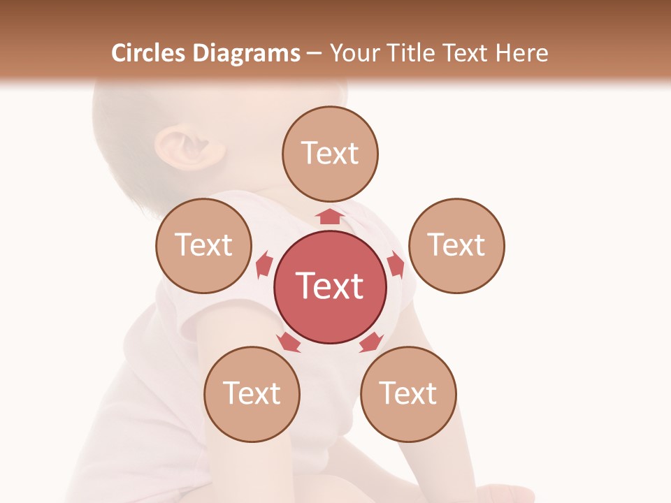 Caucasian Portrait Senior PowerPoint Template