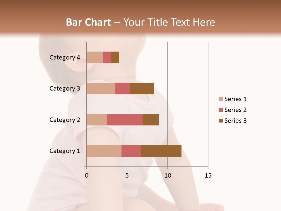 Caucasian Portrait Senior PowerPoint Template