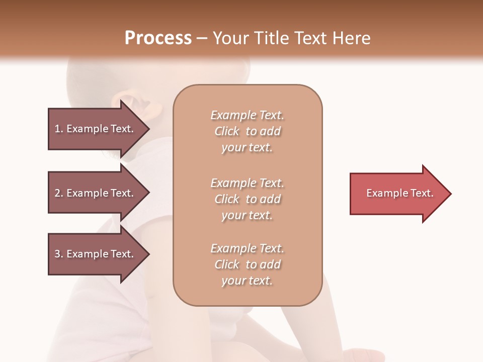 Caucasian Portrait Senior PowerPoint Template