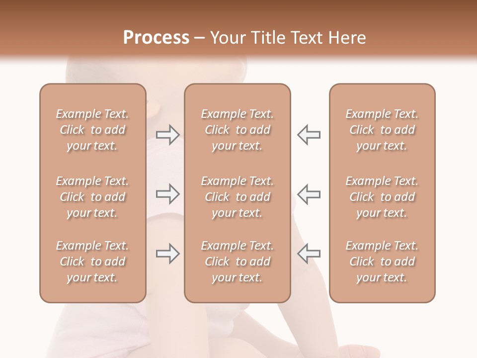 Caucasian Portrait Senior PowerPoint Template