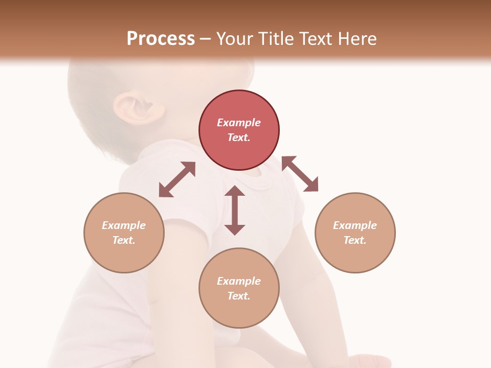 Caucasian Portrait Senior PowerPoint Template