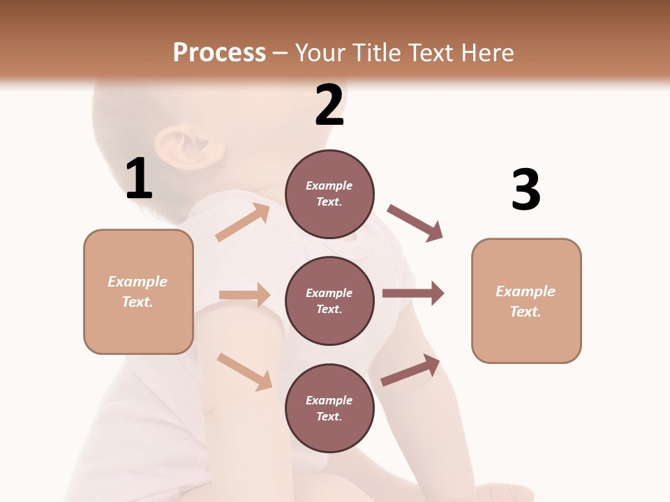 Caucasian Portrait Senior PowerPoint Template
