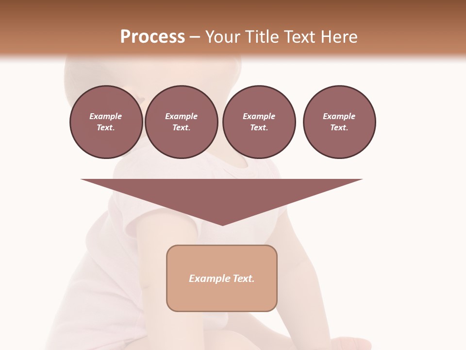 Caucasian Portrait Senior PowerPoint Template