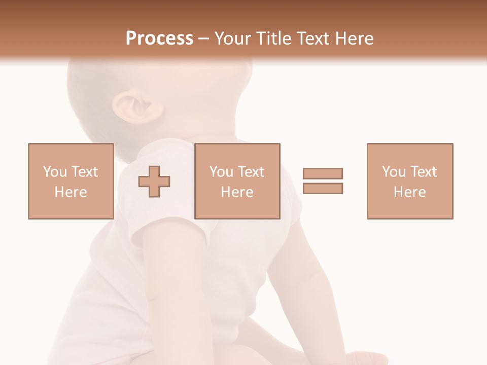 Caucasian Portrait Senior PowerPoint Template