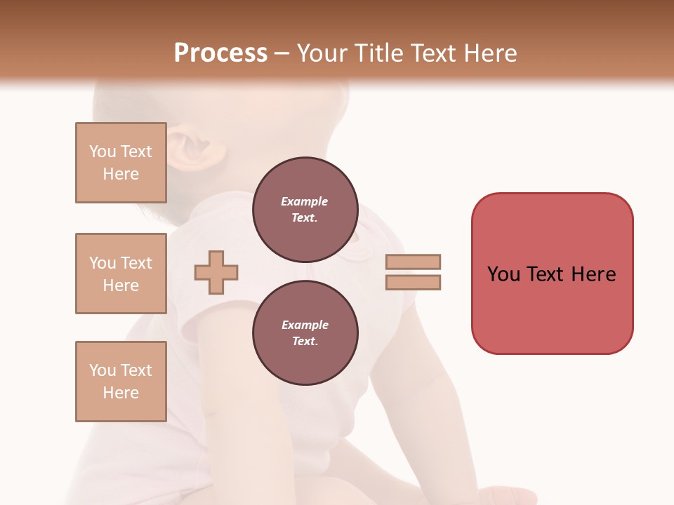 Caucasian Portrait Senior PowerPoint Template