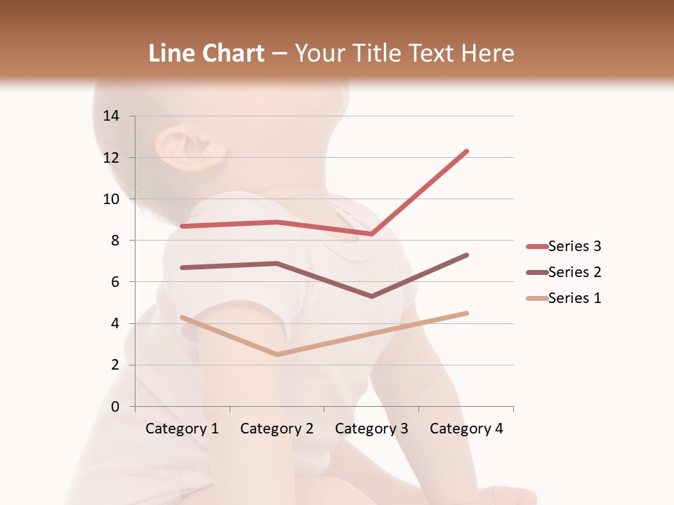 Caucasian Portrait Senior PowerPoint Template