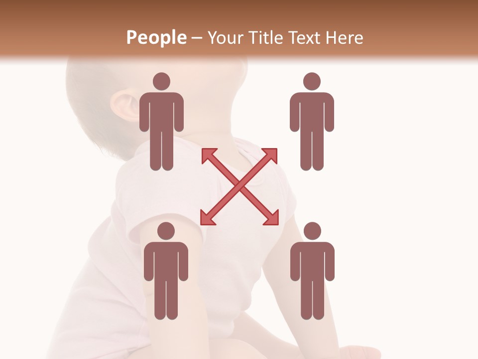 Caucasian Portrait Senior PowerPoint Template