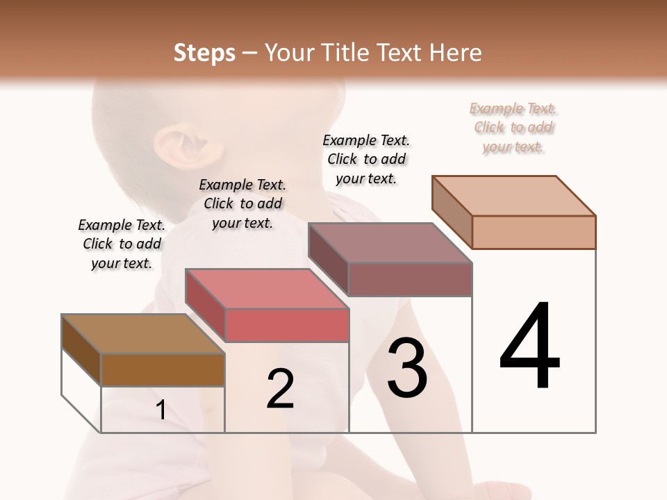 Caucasian Portrait Senior PowerPoint Template