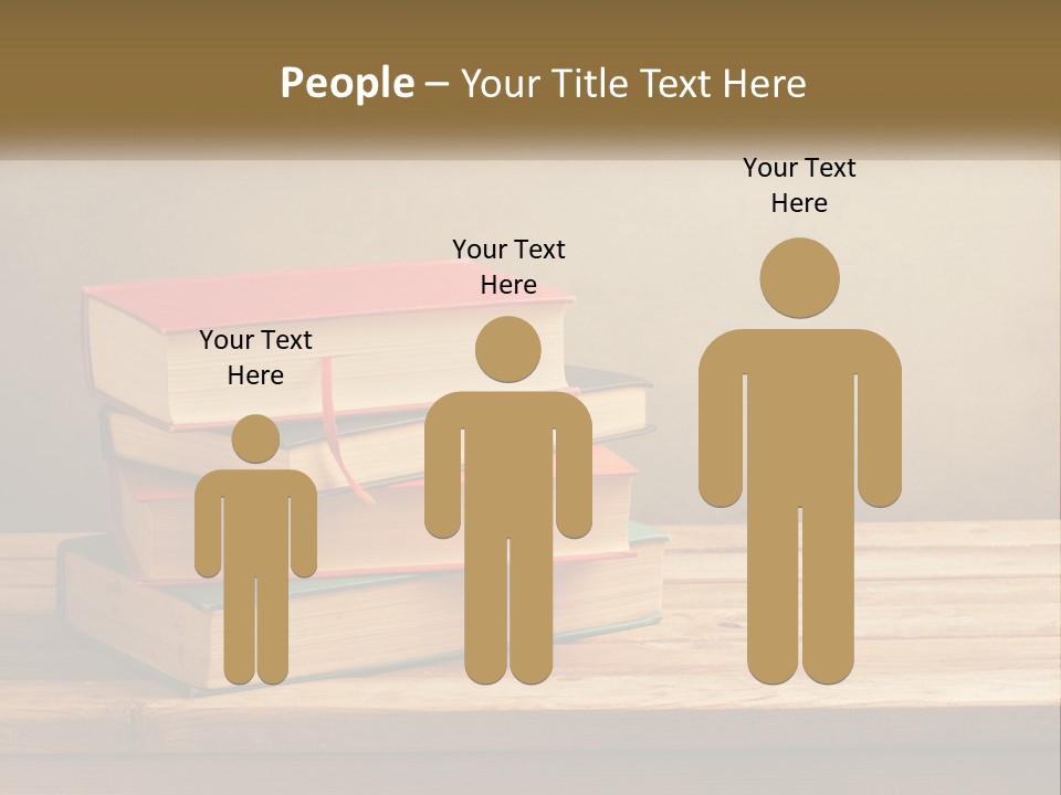 Sad Sand Family PowerPoint Template