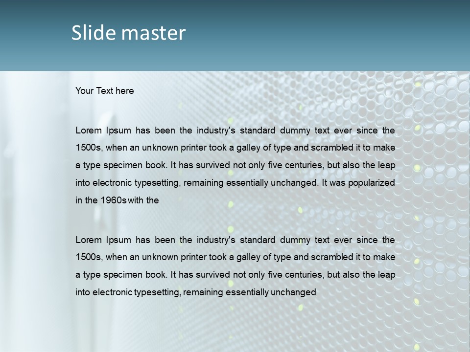 Coastal Ocean Parent PowerPoint Template