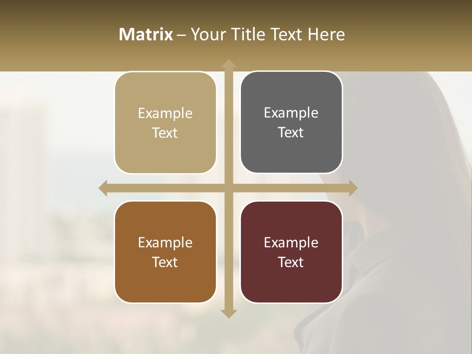 Beach Coast Portrait PowerPoint Template