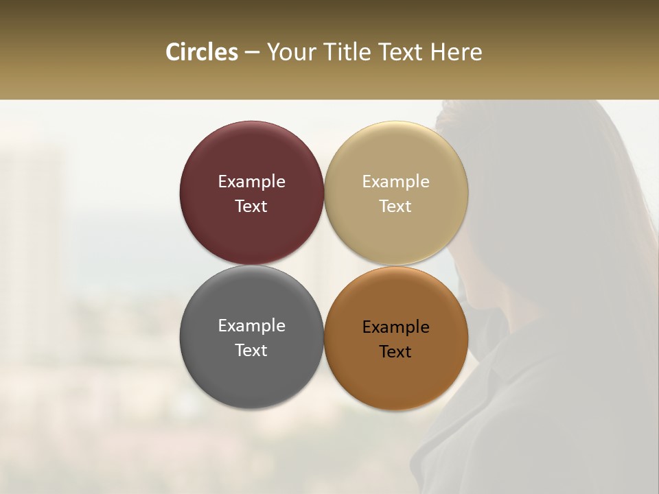 Beach Coast Portrait PowerPoint Template