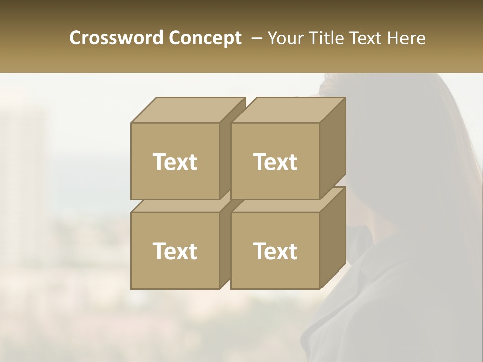 Beach Coast Portrait PowerPoint Template