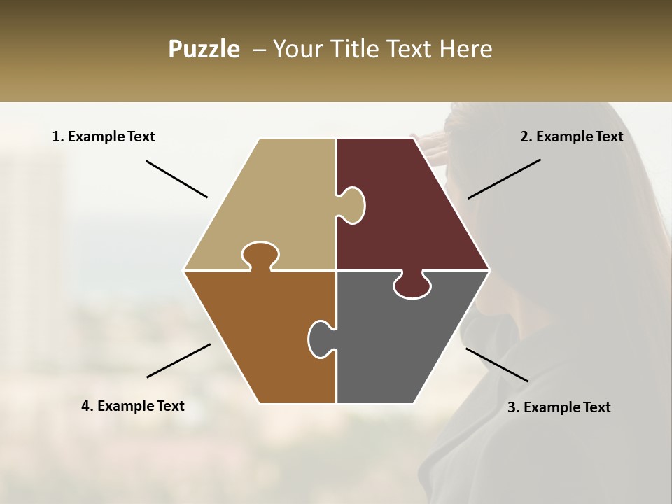 Beach Coast Portrait PowerPoint Template