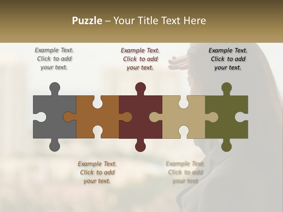 Beach Coast Portrait PowerPoint Template