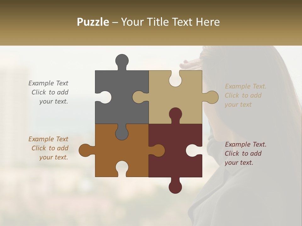 Beach Coast Portrait PowerPoint Template