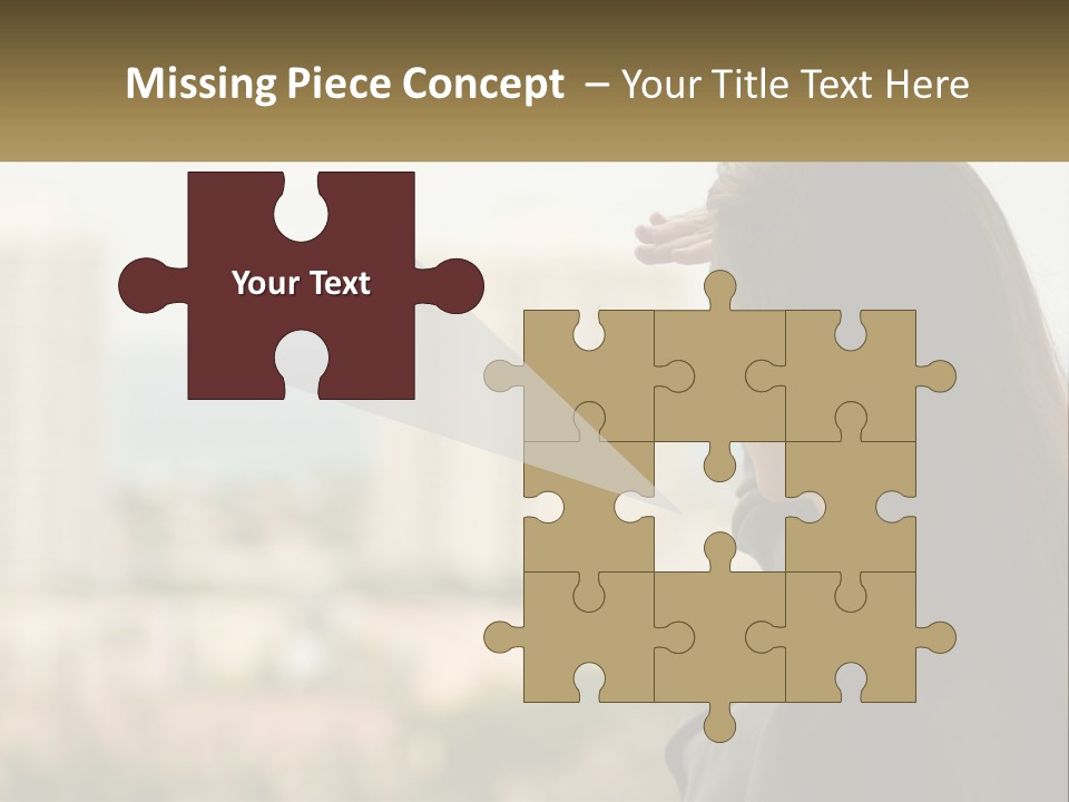 Beach Coast Portrait PowerPoint Template