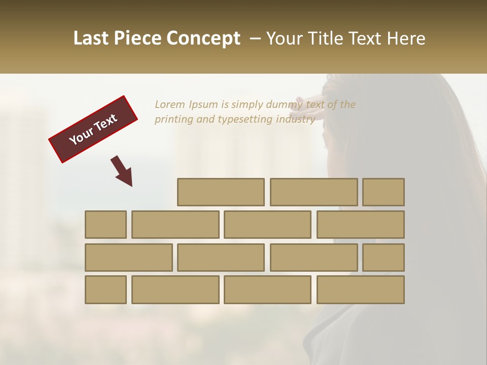 Beach Coast Portrait PowerPoint Template