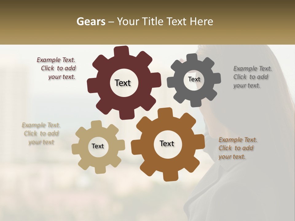 Beach Coast Portrait PowerPoint Template