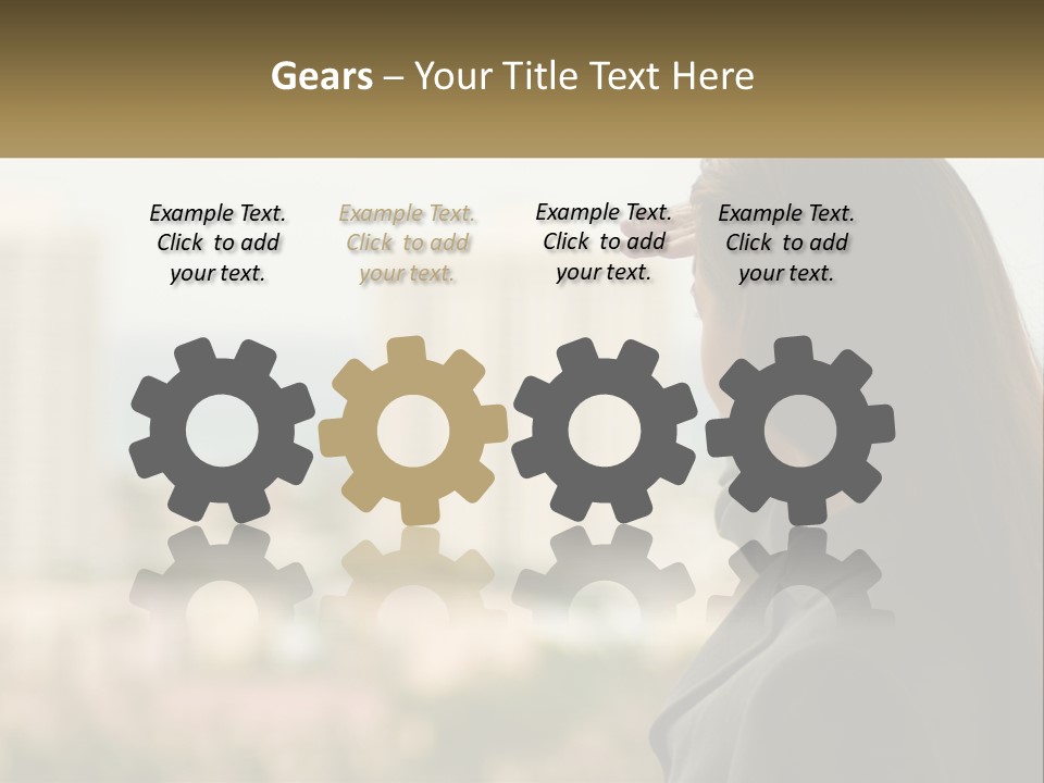 Beach Coast Portrait PowerPoint Template