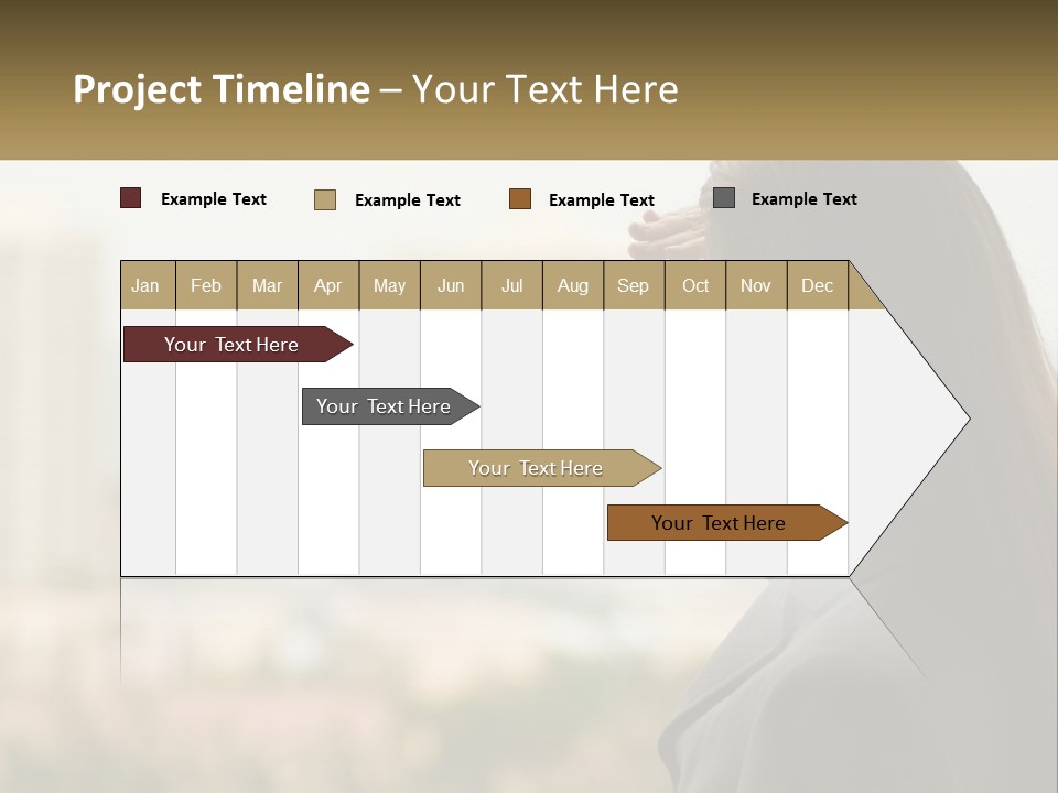 Beach Coast Portrait PowerPoint Template