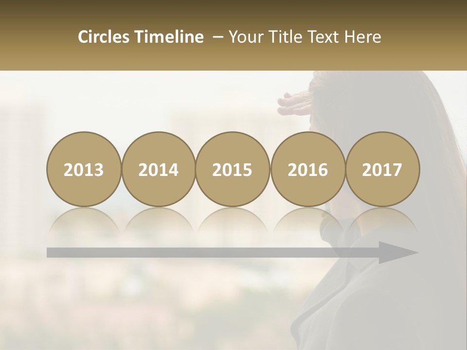 Beach Coast Portrait PowerPoint Template