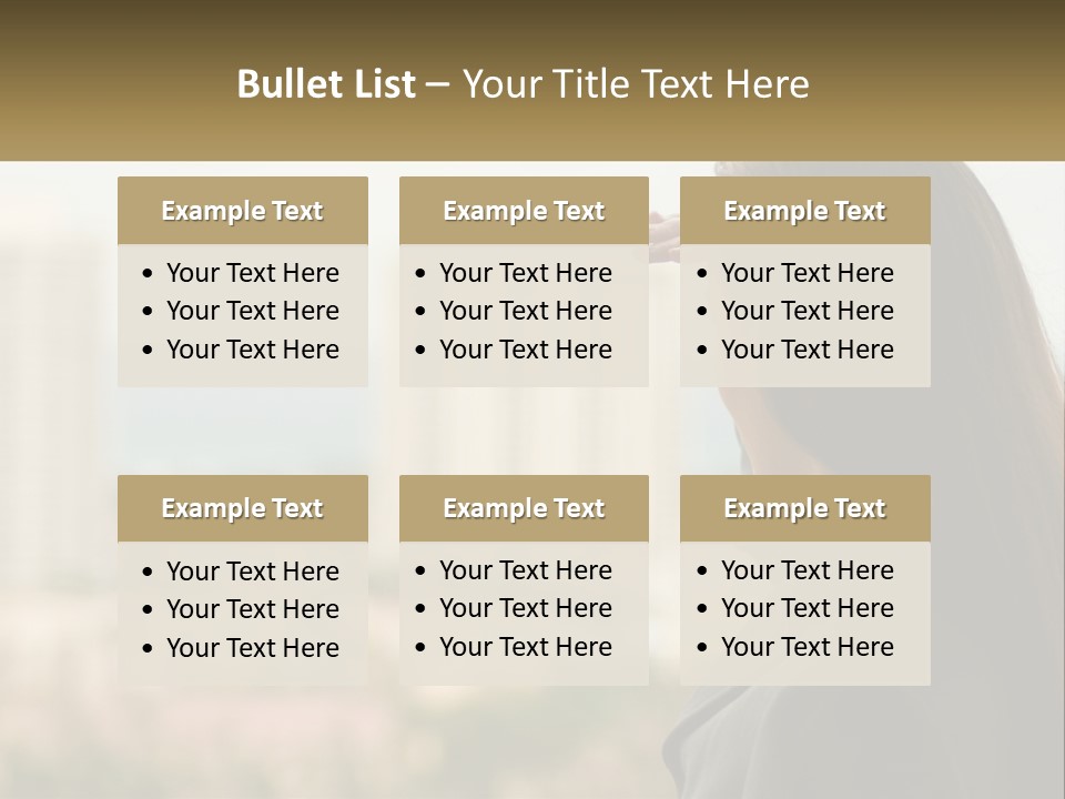 Beach Coast Portrait PowerPoint Template