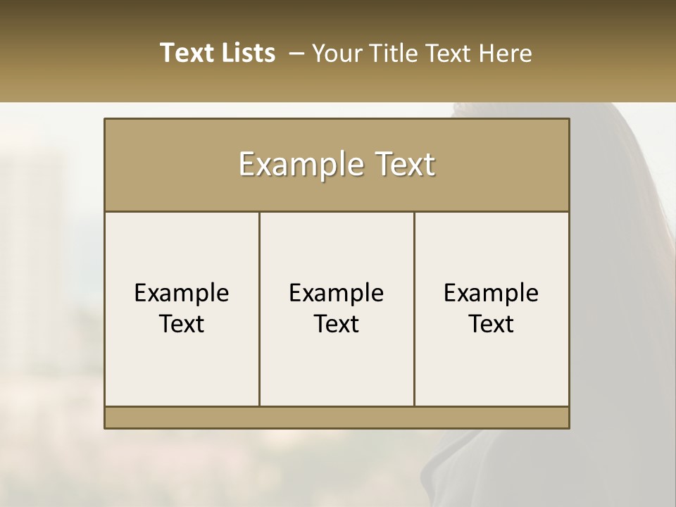 Beach Coast Portrait PowerPoint Template