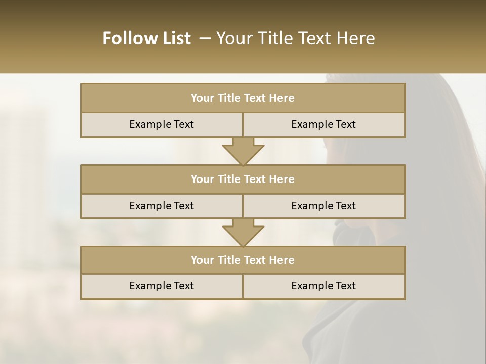 Beach Coast Portrait PowerPoint Template