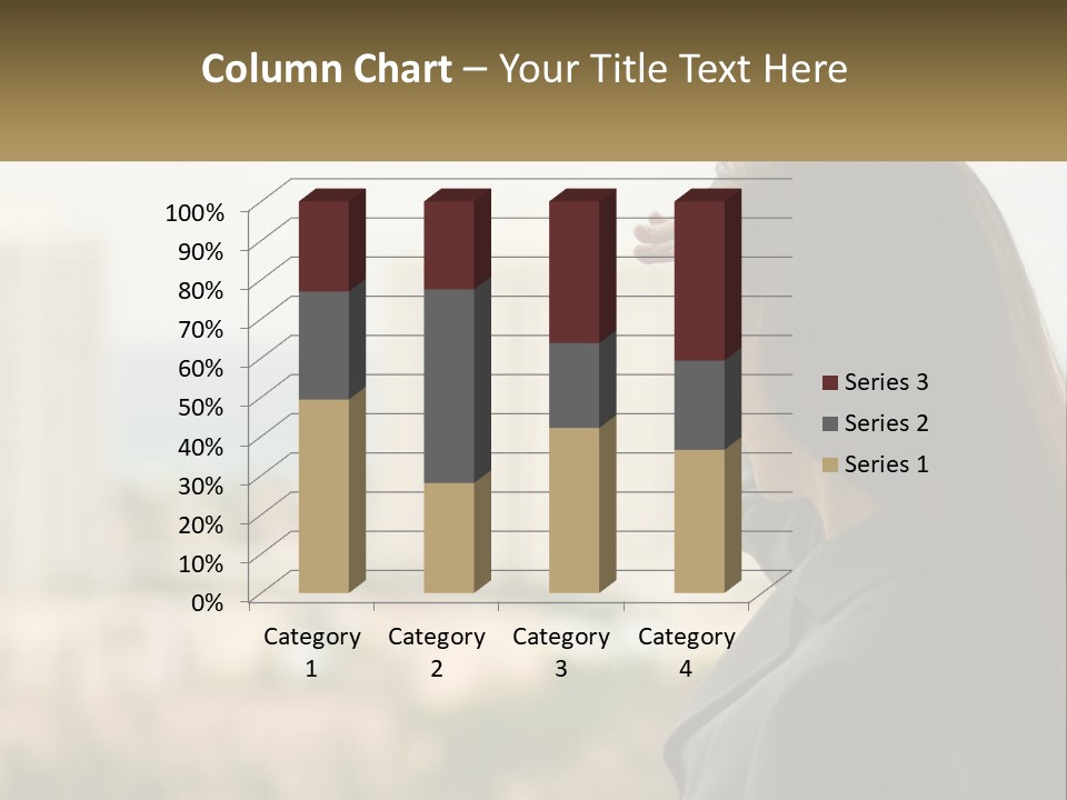 Beach Coast Portrait PowerPoint Template