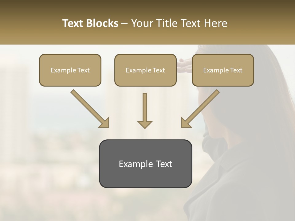 Beach Coast Portrait PowerPoint Template