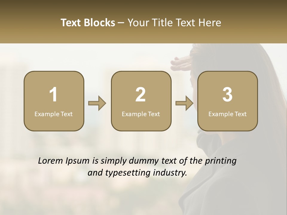 Beach Coast Portrait PowerPoint Template