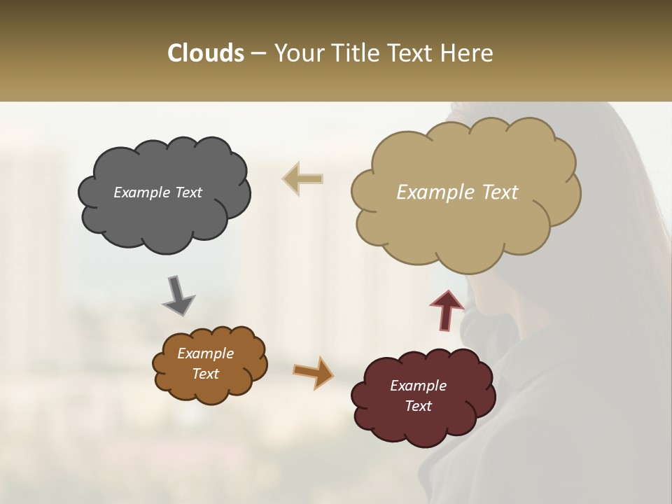 Beach Coast Portrait PowerPoint Template