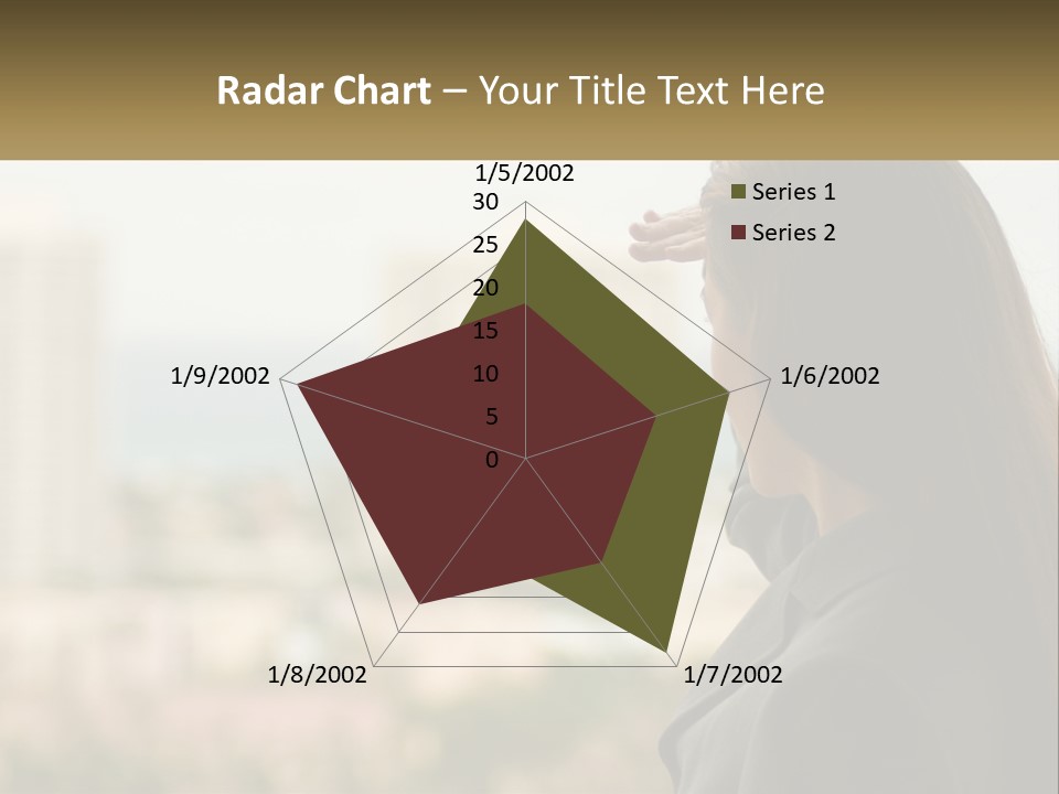 Beach Coast Portrait PowerPoint Template