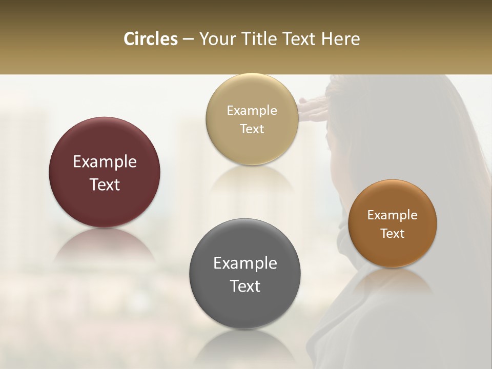 Beach Coast Portrait PowerPoint Template