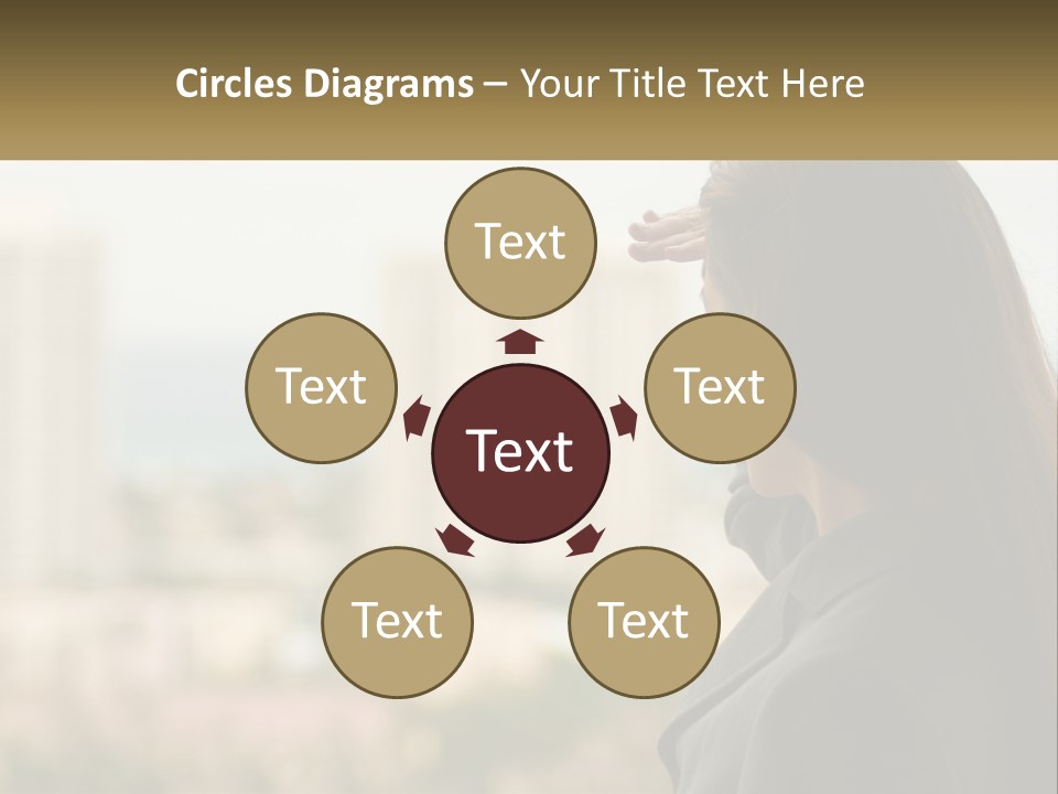 Beach Coast Portrait PowerPoint Template