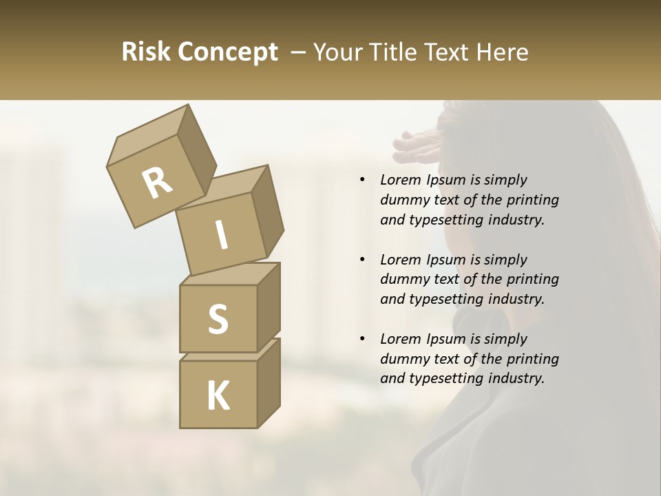 Beach Coast Portrait PowerPoint Template